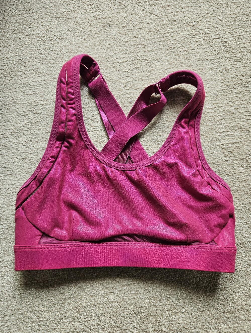 Fabletics Belle Iridescent High-Impact Sports Bra- XS